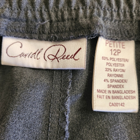 Carol Reed - Grey Pants - Size 12p - Picture 4 of 4